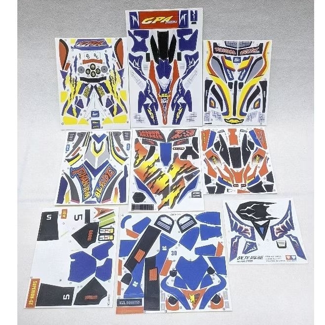 Stiker Tamiya & Cyber Formula Mini 4WD