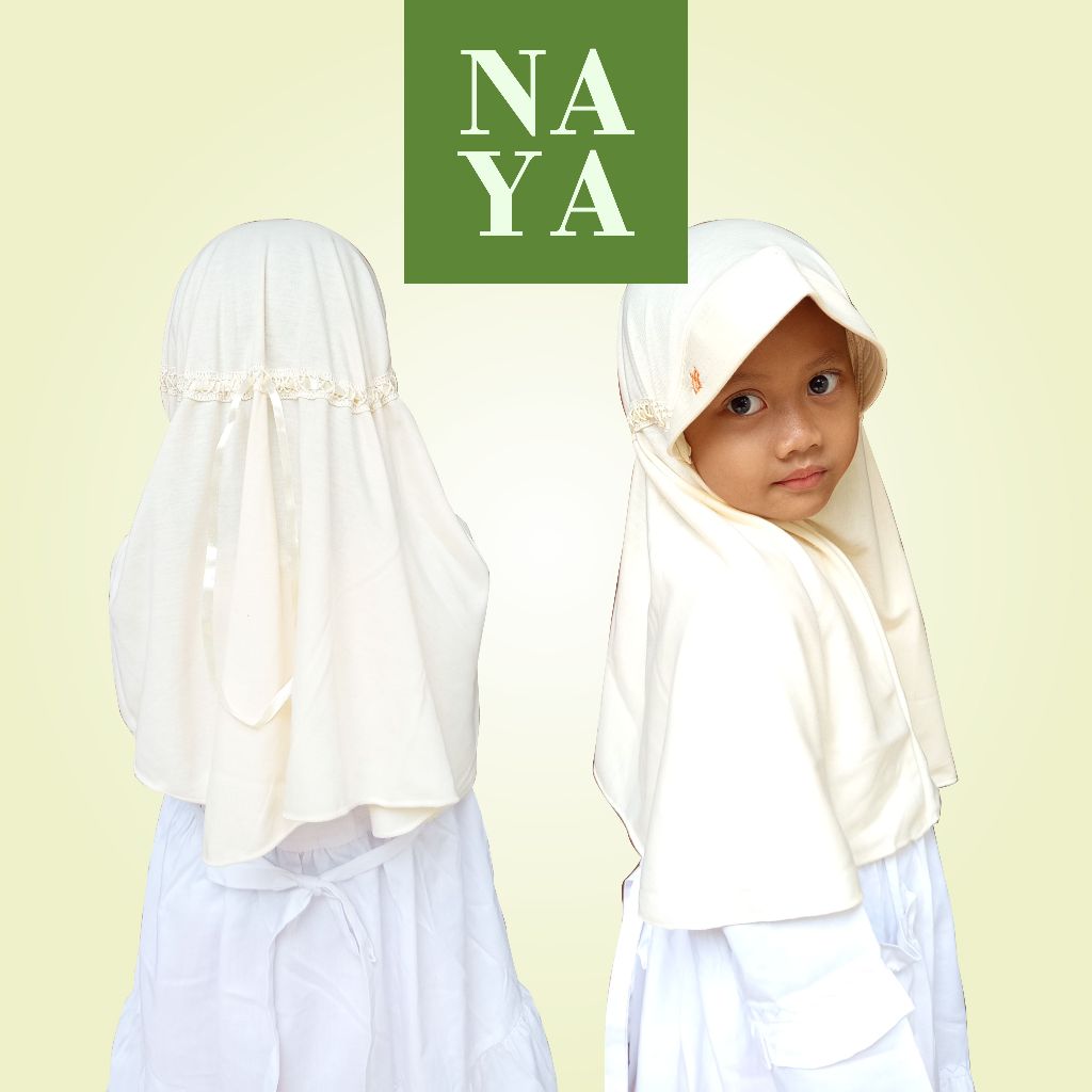 HIJAB ANAK SEKOLAH HAMIDAH JERSEY PREMIUM / JILBAB BERGO HAMIDAH ANAK / JILBAB SEKOLAH SIZE S,M,L, X