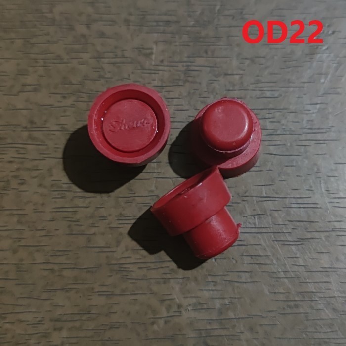 klep pompa shaarp merah od 22 - klep pompa merah - klep od 22