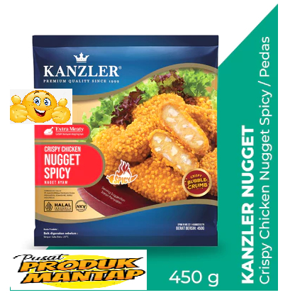 

Kanzler Crispy Chicken Nugget Spicy 450 Gram