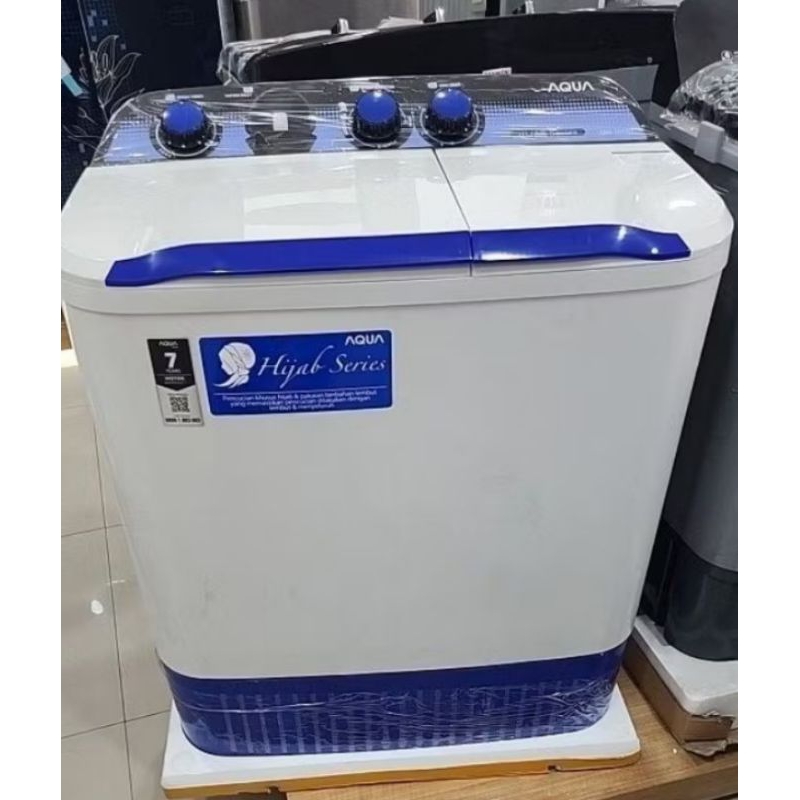 mesin cuci aqua 2 tabung 7kg /aqua 781xt /free ongkir b.lampung