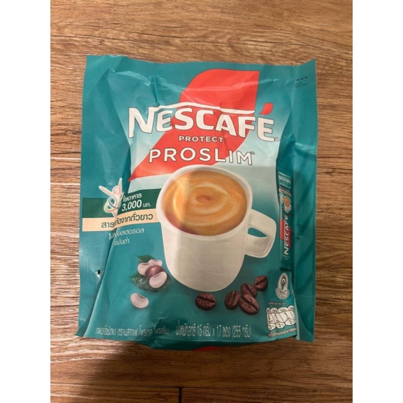 

Nescafe Protect Proslim Thai Coffee Diet Instant 3in1 Isi 17pcs