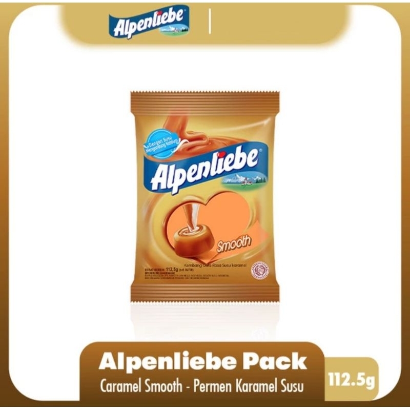 

Alpenliebe Smooth Rasa Susu Karamel (112.5 Gr)