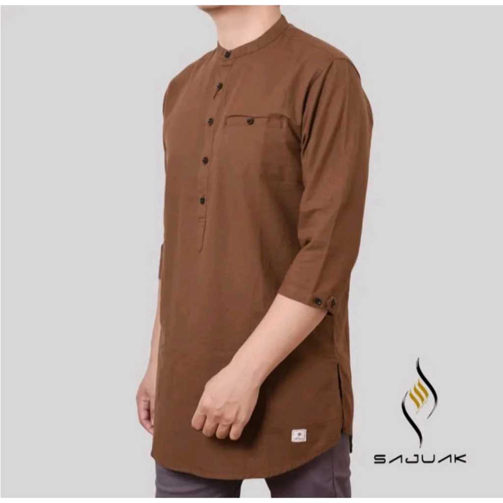 SAJUAK Baju Koko Kurta (Kurta 3/4) || Kurta Pakistan || Baju Koko Pria || Baju Muslim Pria