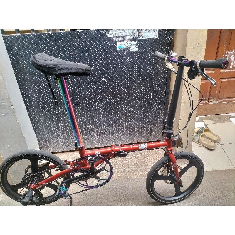 Sepeda Lipat Element Troy 2022 Full Upgrade 16 inc