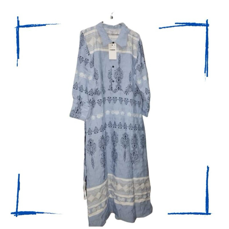 [NEW] Gamis Muslimah Sky Blue