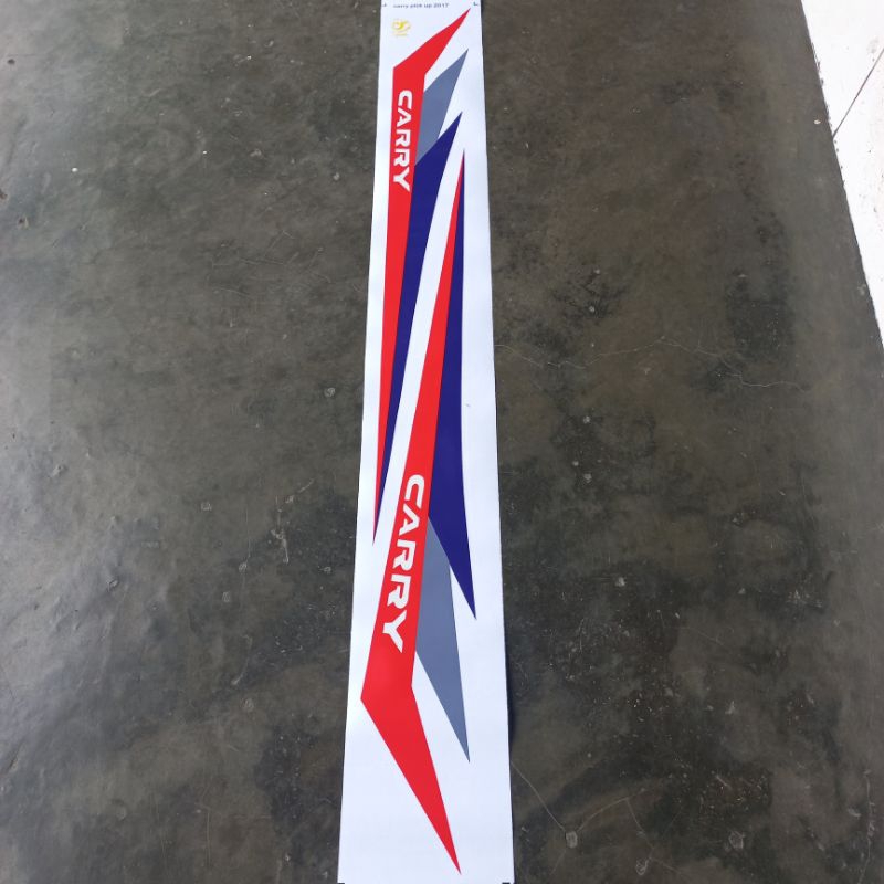 Striping sticker lis mobil suzuki carry futura 2017 2018 pickup bahan transparan