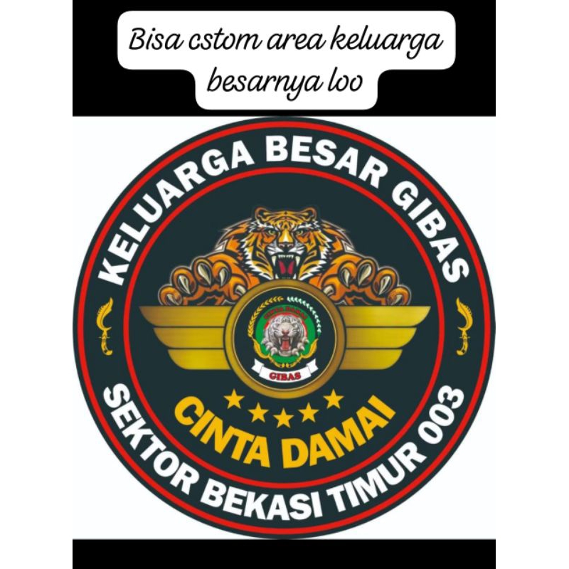 

JUAL STIKER KELUARGA BESAR GIBAS (BISA CSTOM UKURAN ATAU AREA LOKASI KELUARGA BESAR)