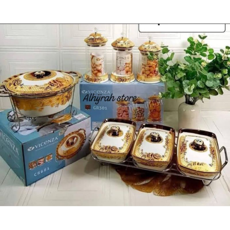paket vicenza gemini prasmanan cab 3, toples, wadah soup
