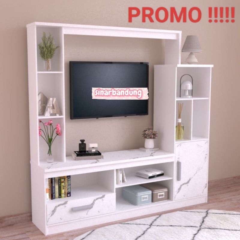 RAK TV WALL UNIT MINIMALIS BESAR / RAK TV BESAR