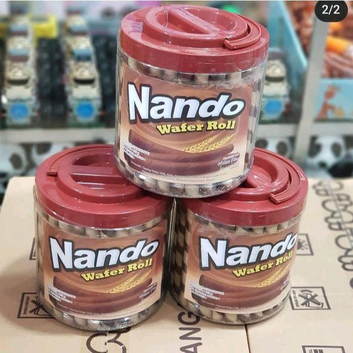 

Wafer Roll Stick Nando kemasan Kardus