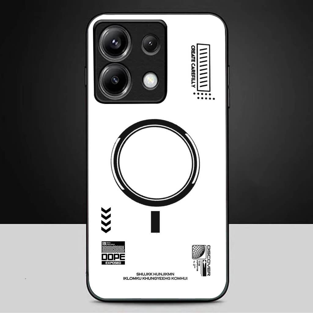 (U64) Casing HP Case Glass Kaca Poco X6 5g Redmi Note 13 4G 5g Note 13 Pro 4G 5G - CASE REDMI NOTE 1