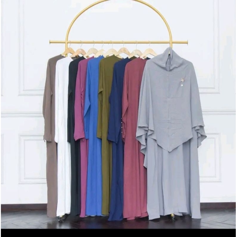 Sale Set Syari crinkle  no brand