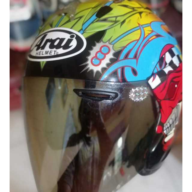 Helm scott ram 4. Motif russel. Minus tertera sperti di gambar