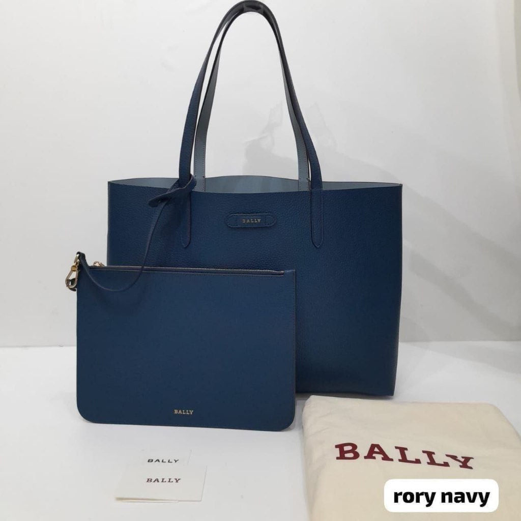 Bally Rory Tote Bag 2 Tone with Pouch