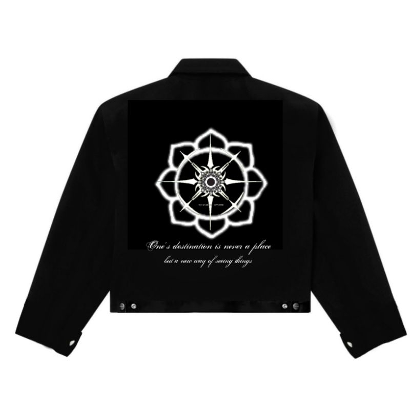 boxy-Work - Jaket-pria-hitam-Boxy - Jaket Kemeja Hitam