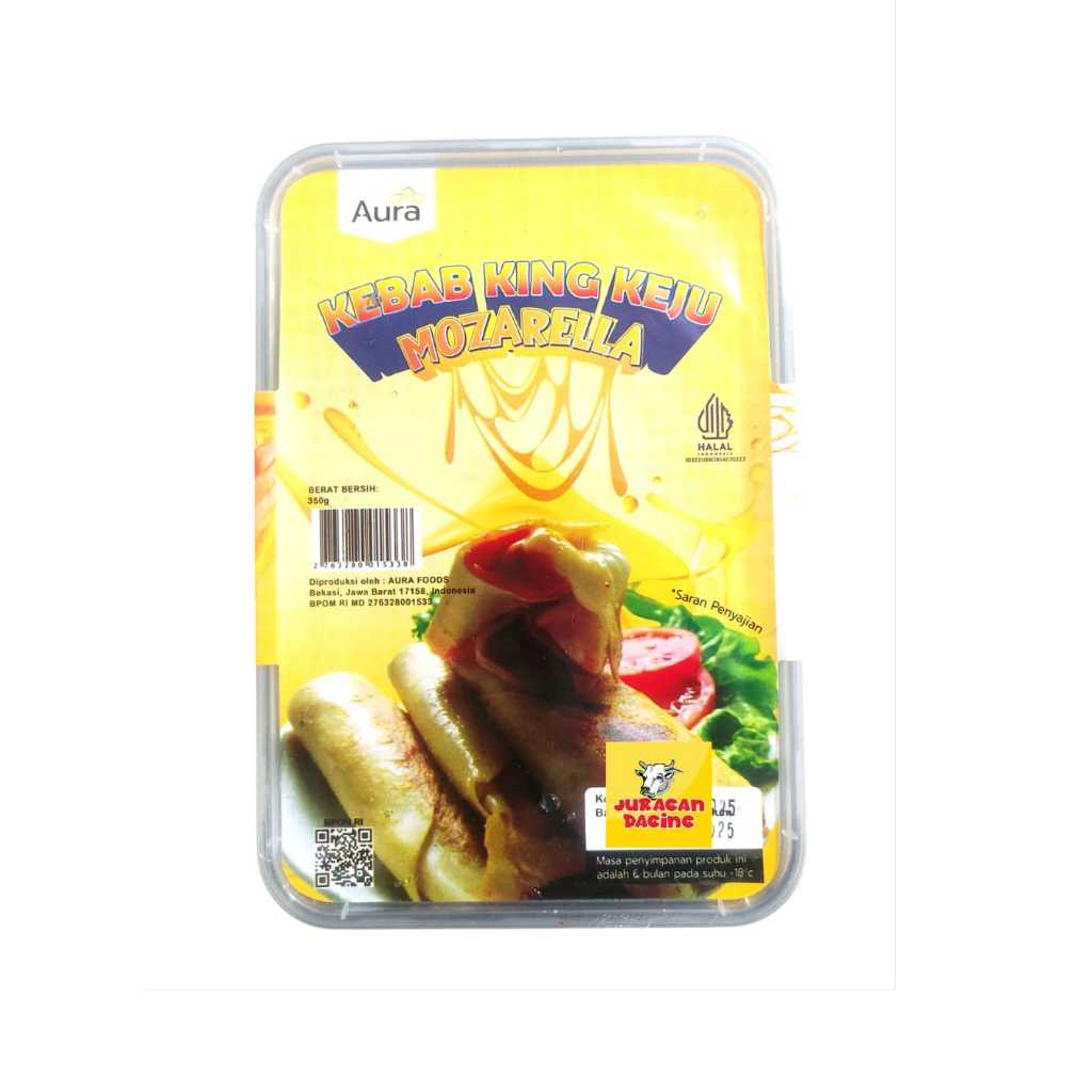 

Kebab King Kebab Keju Mozarella 350gr
