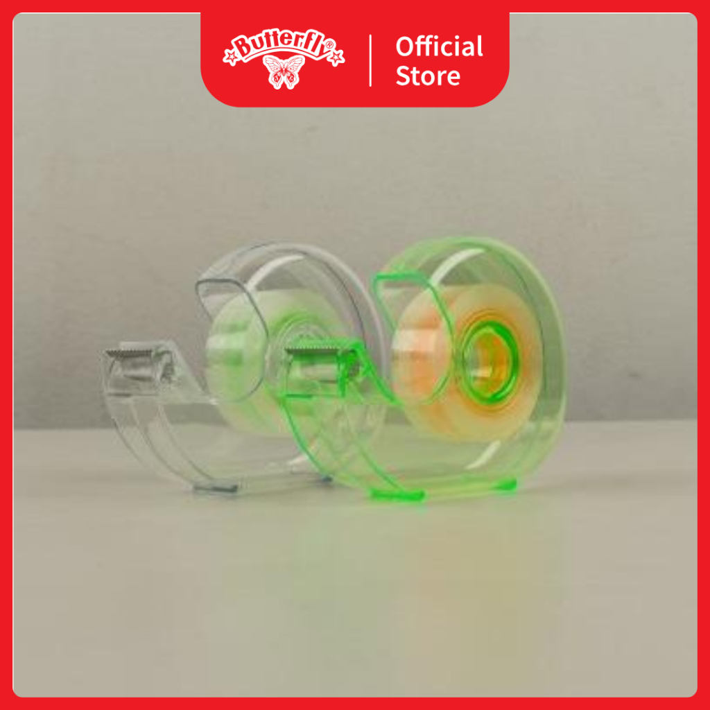 

Butterfly Transparent Tape Dispenser (Extra Refill)