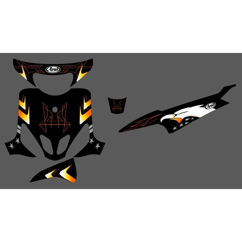 STRIPING TRANSPARAN MIO SPORTY DESAIN ARAI TSUBASA