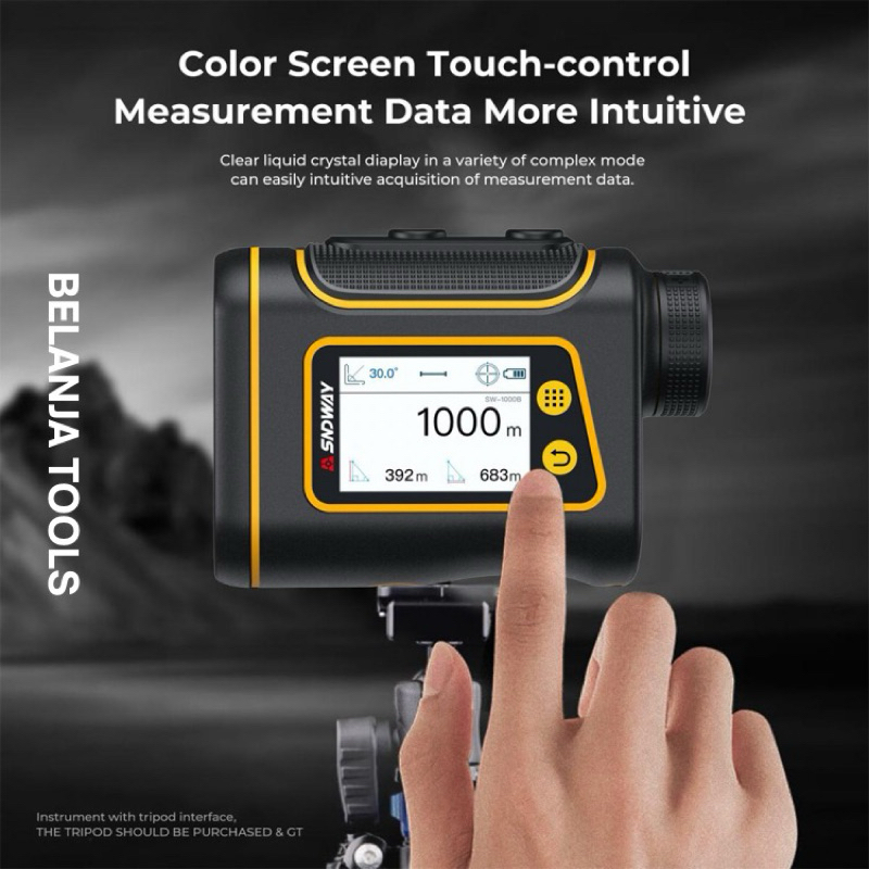 Range Finder SNDWAY SW-1500B Telescope 1500m Laser Distance Meter SW1500B Monocular Golf Meteran Out
