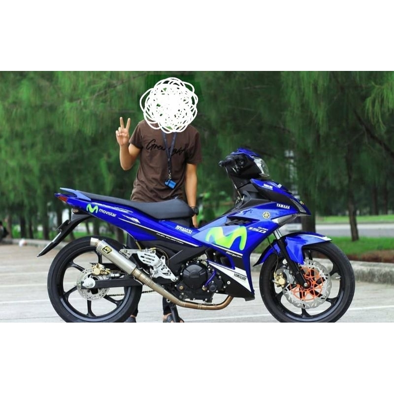 knalpot rob1 type tga motor mx king 150