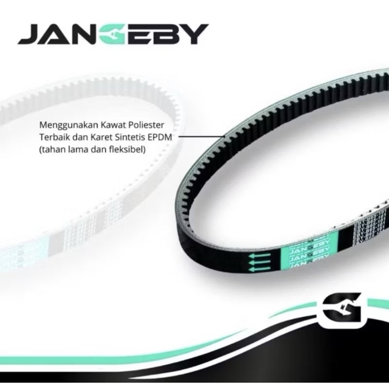 V BELT DRIVE BELT JANGEBY VARIO 125 LED VARIO 155 VANBELT RACING ORIGINAL