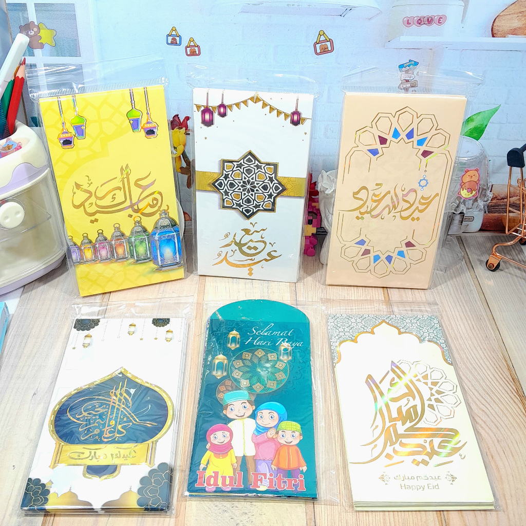 

Amplop Lebaran Ukuran Besar 1 SET isi 5 PCS Kualitas Premium Terbaik Ukuran 15x9 CM Ready Banyak Model / Amplop Uang Idul Fitri 1 Set isi 5 Piece Harga Termurah Best Seller Bisa Grosir dan COD