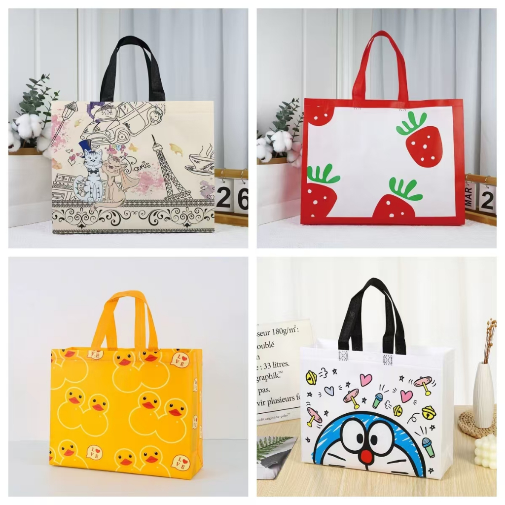 

Goodie bag-Tas Belanja tas Jinjing tas spunbond tas souvenir premium tebal dan kuat/Terlaris lipat jumbo/ waterproof/shopping bag WFB-07