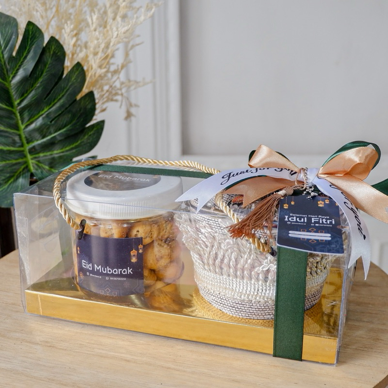 

Hot Sale Hampers Gift Cookies Eid Kotak Kado Kue Kering Toples Kue Hadiah Wisuda Hampers Lebaran