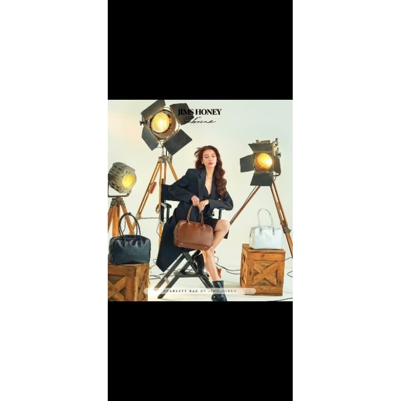 JIMS HONEY X SABRINA SCARLETT BAG BROWN