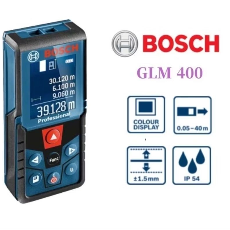Bosch GLM 400 distance meter Meteran Laser Digital Bosch glm 400