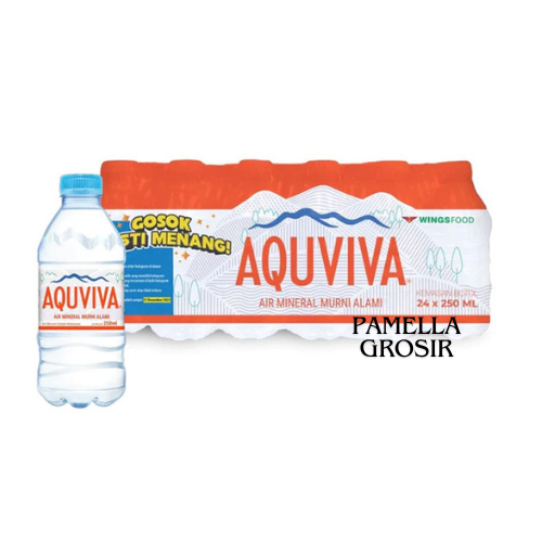 

AQUVIVA AIR MINERAL MINUMAN BOTOL 250 ML x 24 PCS