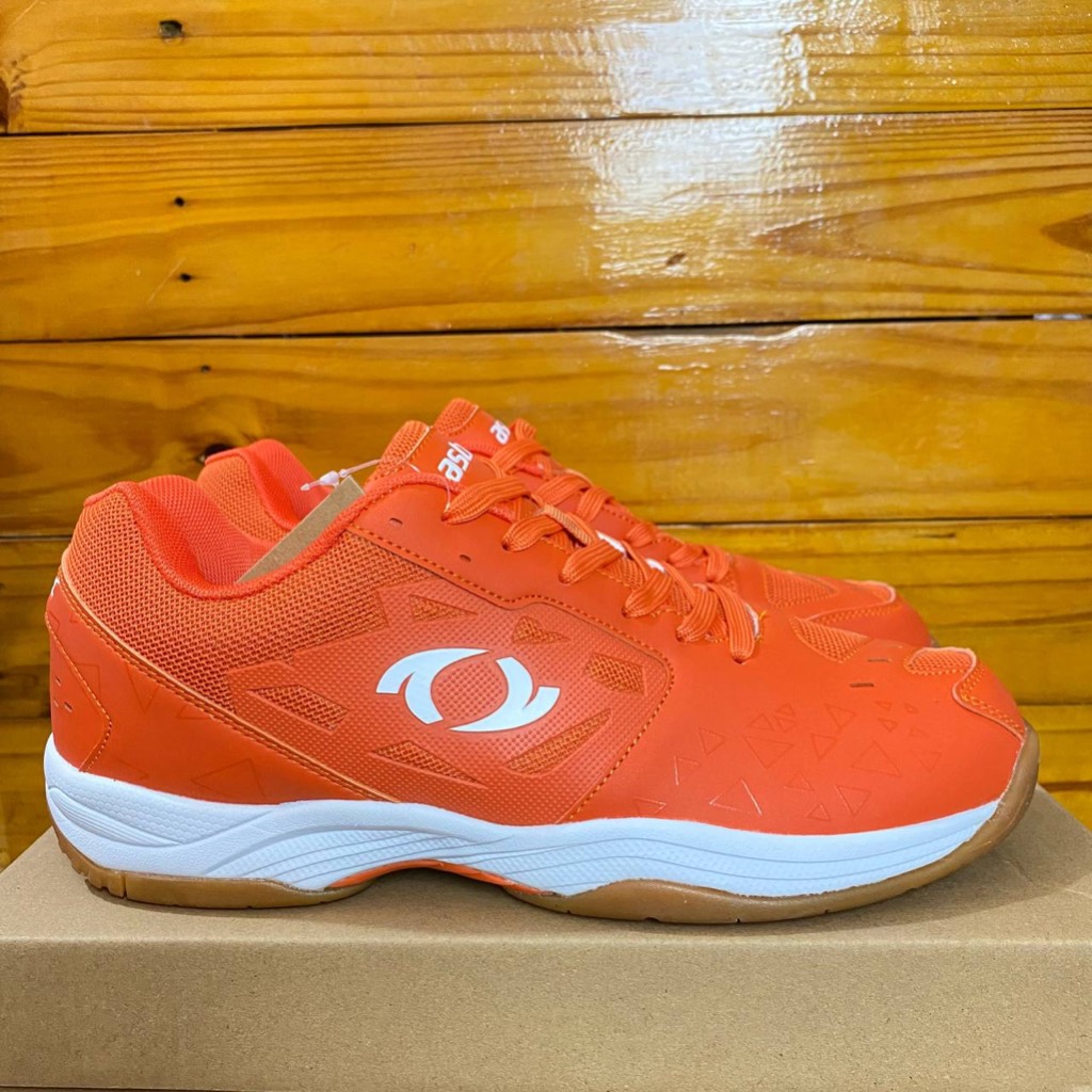 ONLY SIZE 43 SEPATU ASTEC PRIA ASTEC JIN BADMINTON ORANGE ORIGINAL COD RAKET BULU TANGKIS OLAHRAGA S