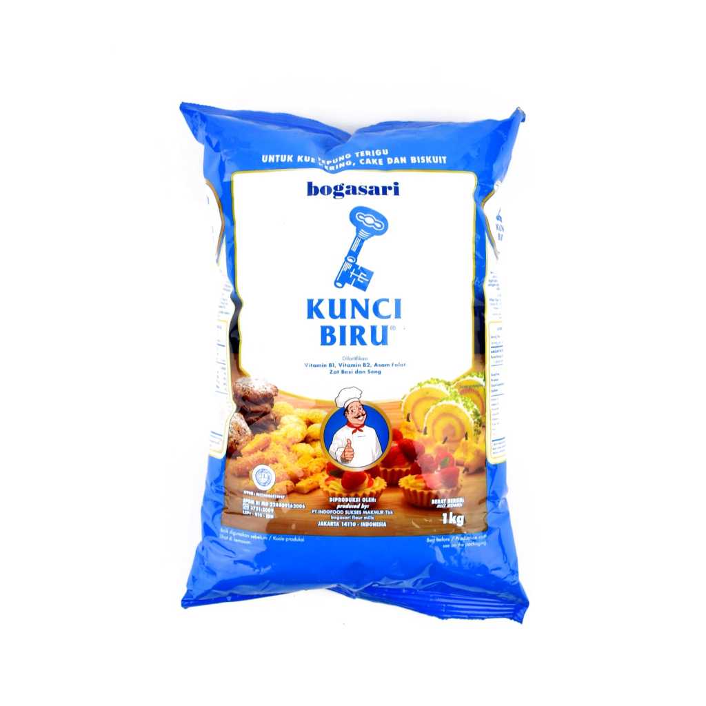 

tepung kunci 1kg dan blue band 200g