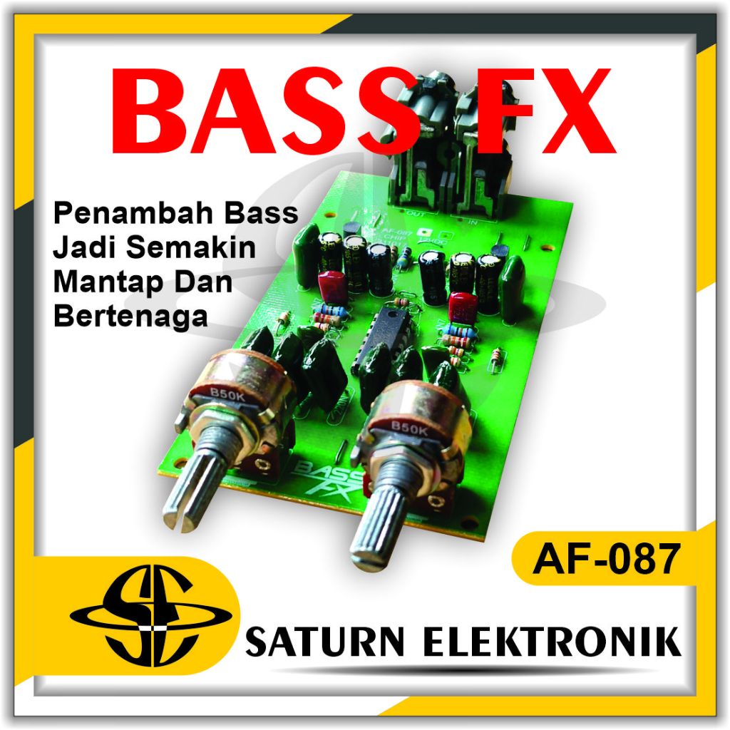 Kit Bass FX AF-087 PSU 12V DC
