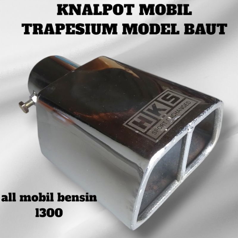 Knalpot mobil hks suos trapesium sistem baut khusus mobil bensin dan l300