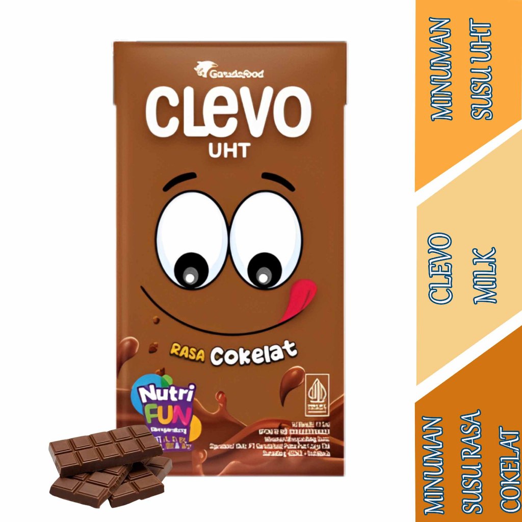 

Minuman Susu Rasa Cokelat - Clevo Milk - Minuman Susu UHT - 115ml