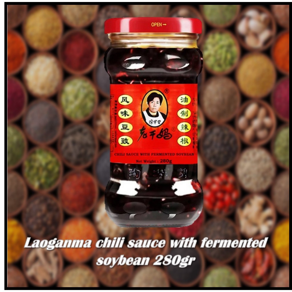 

Laoganma chili sauce with fermented soybean 280gr