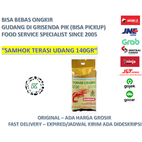 

SAMHOK Terasi Udang Rebon Medan Asli Berkualitas 140gr