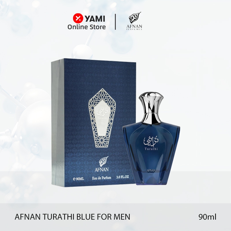 AFNAN Turathi Blue For Men Edp 90ML, Afnan Indonesia Official, Afnan Official Store, Afnan Parfum, A