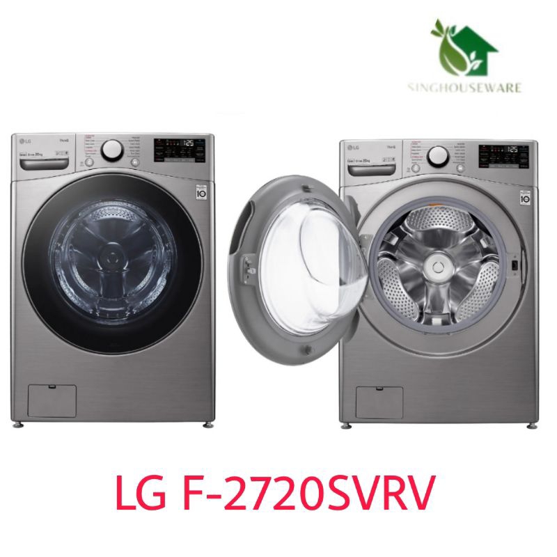 LG Mesin Cuci 1 Tabung Bukaan Depan Front Loading 20Kg F-2720SVRV
