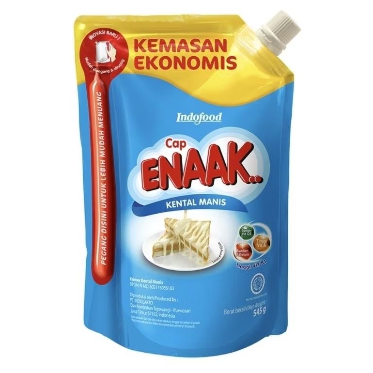 

Cap Enaak Krimer Kental Manis Putih Pouch 545 g