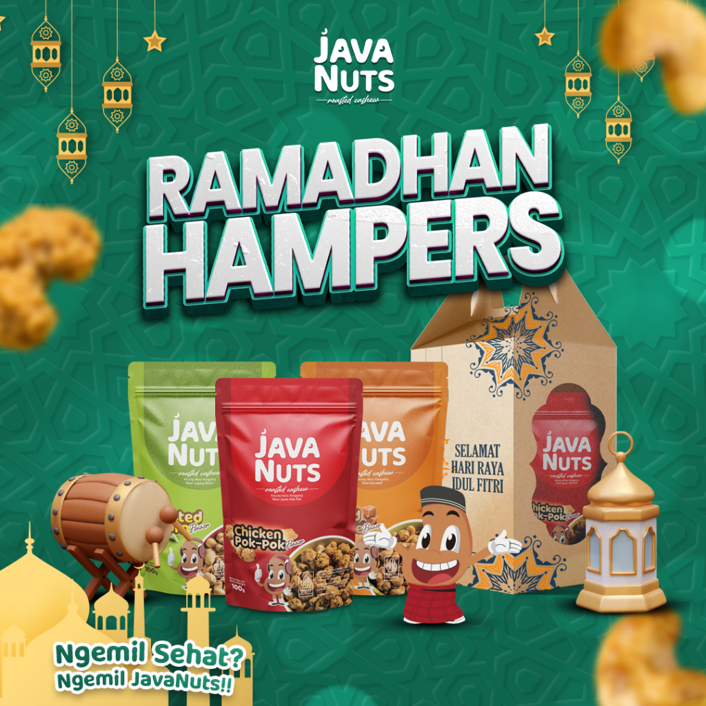

Special Hampers 3 pcs 100gr Kacang Mete Panggang JavaNuts Roasted Cashew