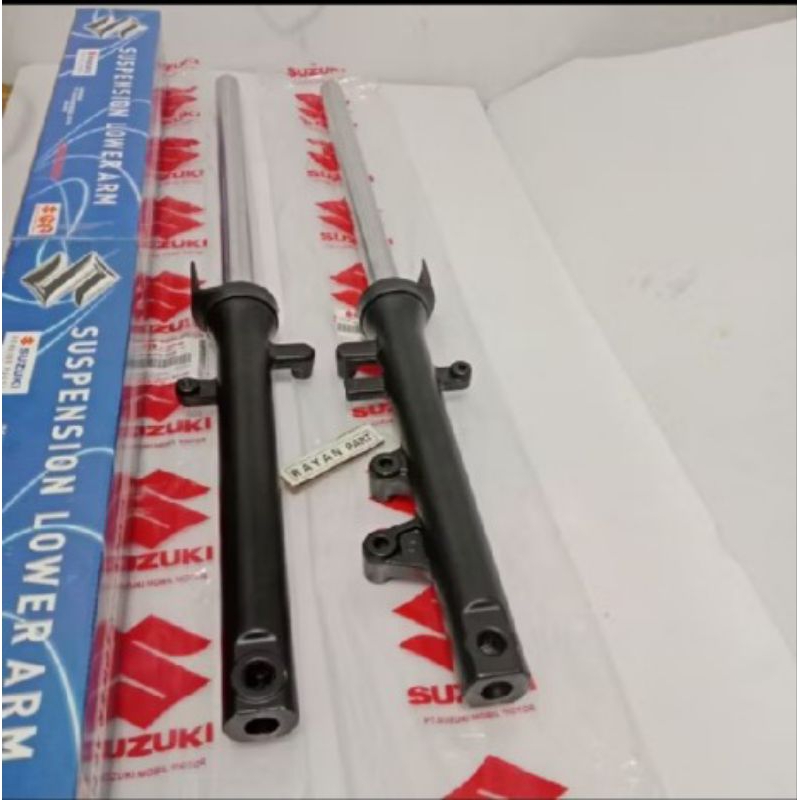 SHOCK DEPAN TABUNG SATRIA FU 150 SATRIA FU 150 SATRIA FU 150 SEPASANG KANAN KIRI ORIGINAL