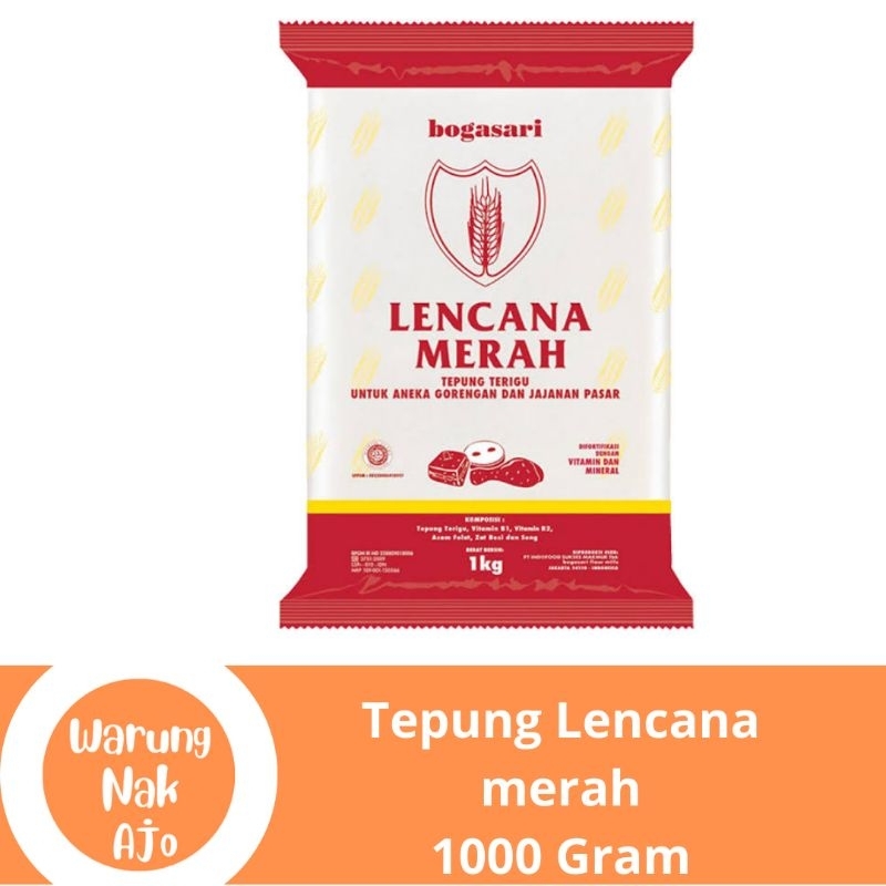 

Tepung Lencana Merah 1 Kg