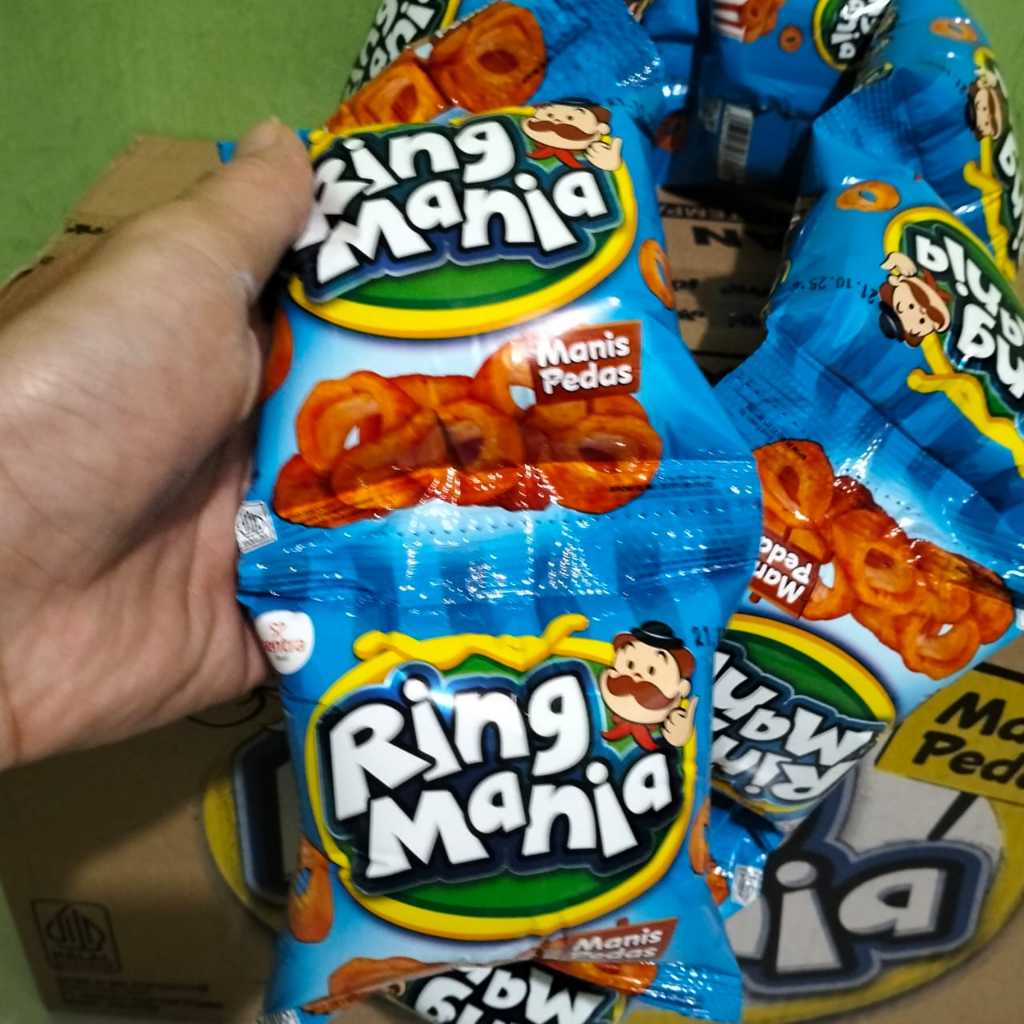 

Snack Ring Rasa Pedas Manis Isi 10 Pcs Jajanan Viral