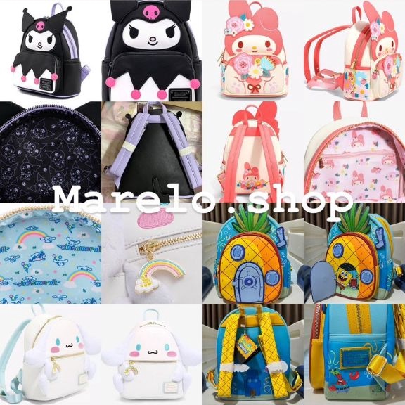 KODE A93V TAS DISNEY LOUNGEFLY  TAS KUROMI  TAS ONE PIECE  TAS SPONGEBOB  TAS SANRIO  TAS WINNIE THE