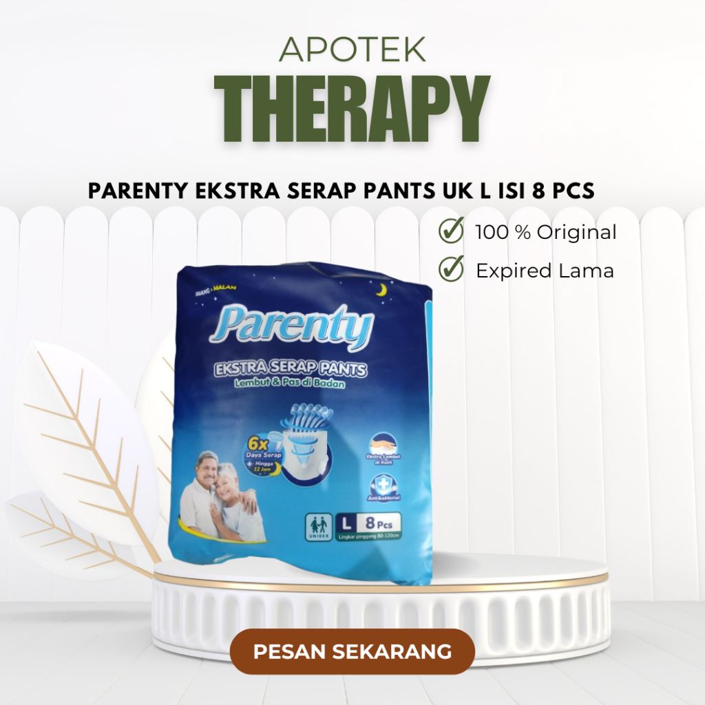 Popok Celana Dewasa Parenty Ekstra Serap Pants/ BKS