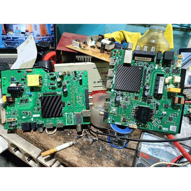 mainboard mb tv smart android modul mesin tv led weyon 32 inchi