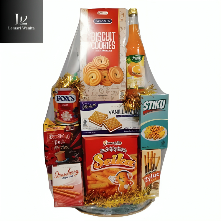 

Parcel Hampers Makanan Lebaran 2025 (4) Murah Meriah Isi Snack Dengan Dekorasi Cantik